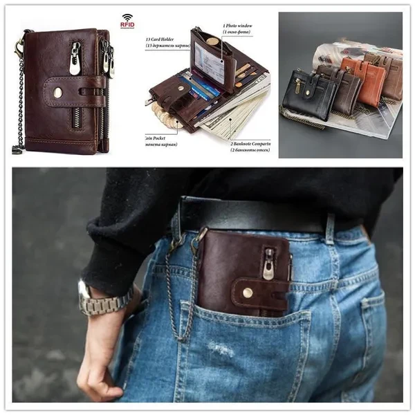 Men's Wallet Short Multi Card Position Three Fold Zipper Wallet Casual Thin Card Bag Short Multi Function Fashion Leisure Credit Card Clip Function Wallet Slim Wallet Multi Card Position