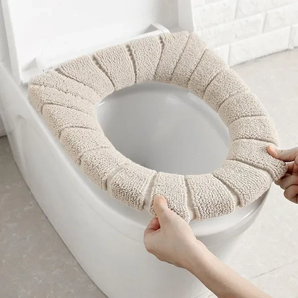 Bathroom Toilet Seat Cover Toilet Washnable Cushion Insulation Mat Cushion