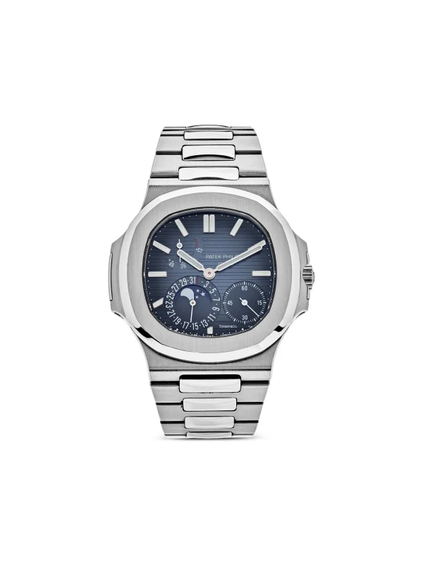 Patek Philippe montre Nautilus 5712/1A-001 Moon Phase 'Tiffany & Co.' 40,5 mm pre-owned (2022)