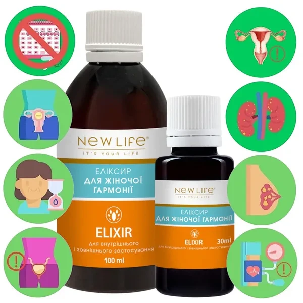 Women Harmony Elixir Hormonal Balance & Wellness Support Herbal Extracts Liquid