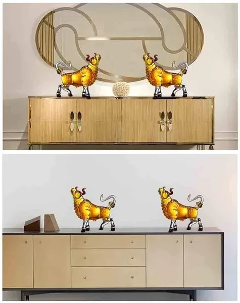 Novelty Animal Cow Shaped Style Home Bar High Borosilicate Wine Brewer Whiskey Decanter For Liquor Scotch Bourbon 1000ML