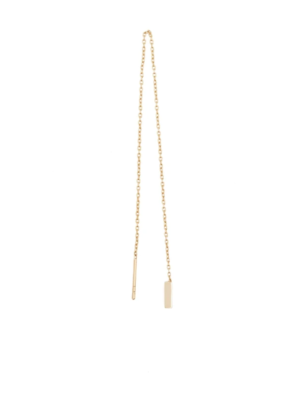 Tom Wood 9K recycled gold Sleek Ear Chain 140mm