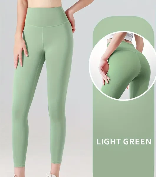 1pc High Waist Yoga Pants, Sports Leggings, Breathable Quick Dry, Tummy Control, Butt Lifting, Workout Gym Tights, Athletic Apparel