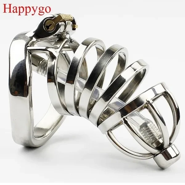 Stainless Steel Stealth Lock Male Chastity Device with Urethral Catheter,C-ock Cage,virginity Belt,P-enis Ring