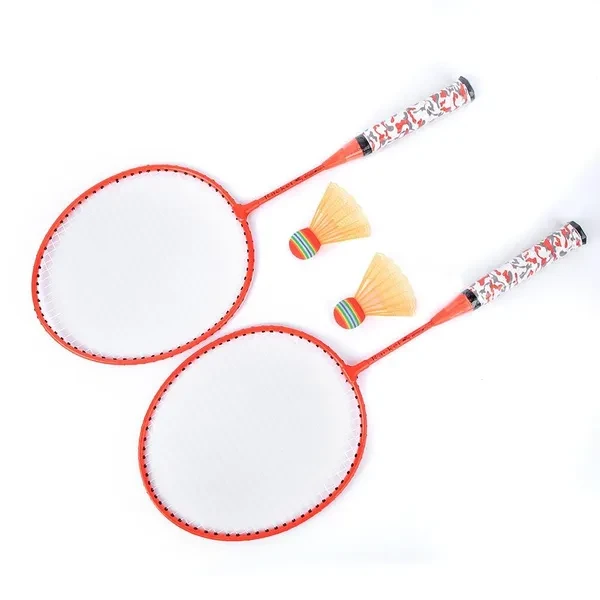 Badminton Racket Set, Outdoor Sport Fitness Equipmen Fluorescent Colors 2 Badminton Racket 2 Balls Badminton Racquet Fitness Badminton Equipment Outdoor Games Activities