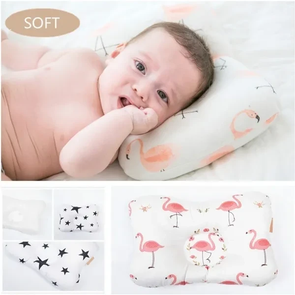 Newborn Baby Infant Pillow Memory Foam Positioner Prevent Flat Head