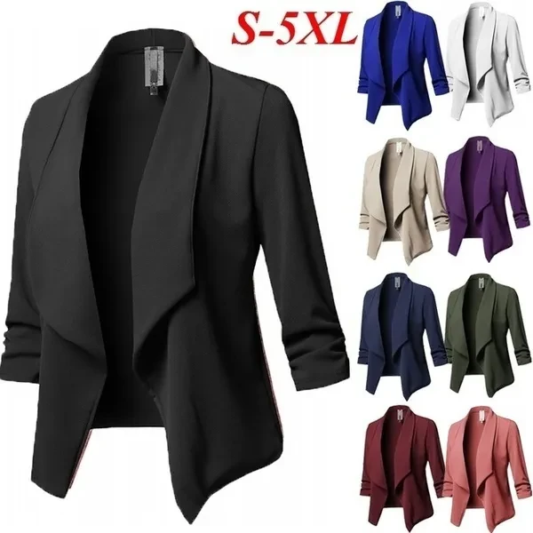 New autumn cueca casual blusas femininas jackets women slim short design suit jackets office women coat clothing vestidos