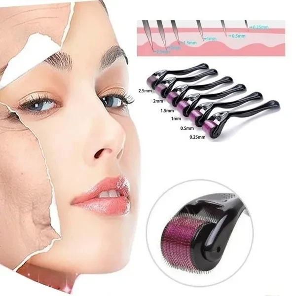 0.20-3mm 540 Titanium Microneedle Derma Roller Dermaroller Micro Needle Skin HOT ITEM