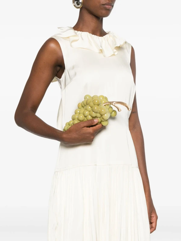 Cult Gaia Grape clutch