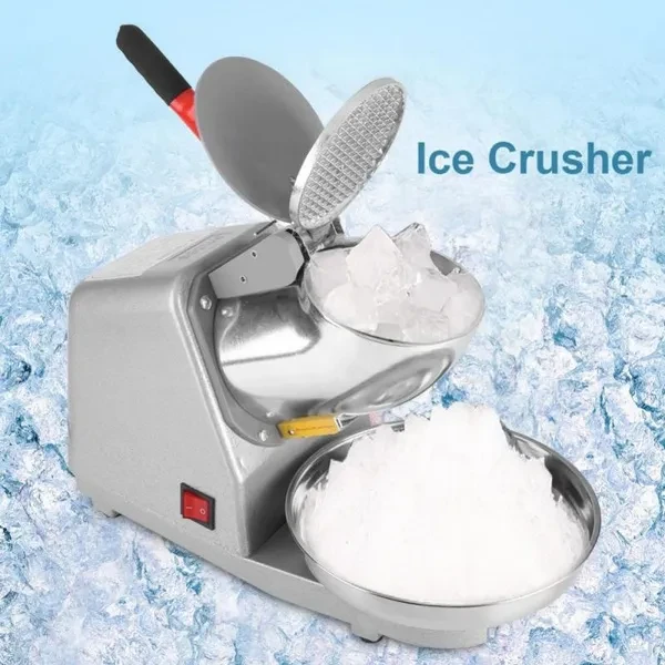 Household Electric Ice Crusher Manual Ice Shaver machine ice slush maker