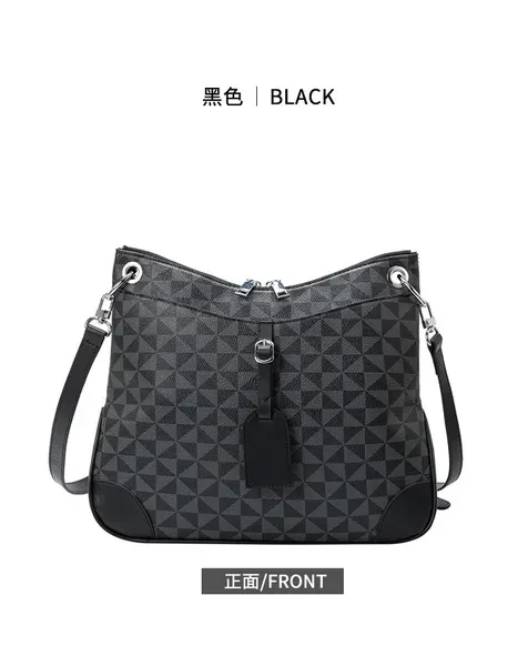 New large-capacity bucket bag fashion PVC digital printing messenger bag ladies shoulder bag