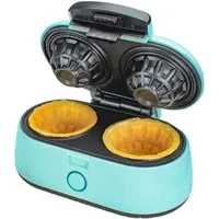 Brentwood Appliances TS-1402BL Double Waffle Bowl Maker, Blue