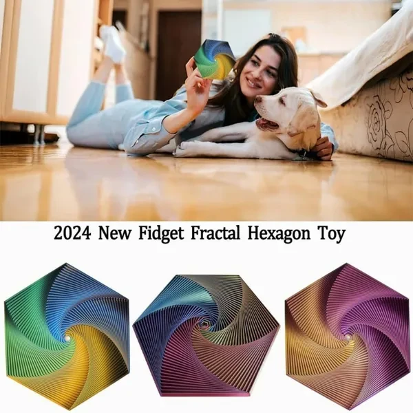 Hexagon 3D Printing AntiAnxiety and Stress Relief Fidget Toys For Kids And Adults Cube Sensory Fidget Toy Stress Relief Toy Gift