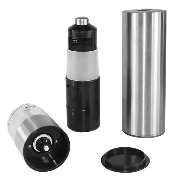 Electric Pepper Salt Grinder Automatic Herb Spice Mueller Adjustable Coarseness Mill Spice Gadget Kitchen Accessories